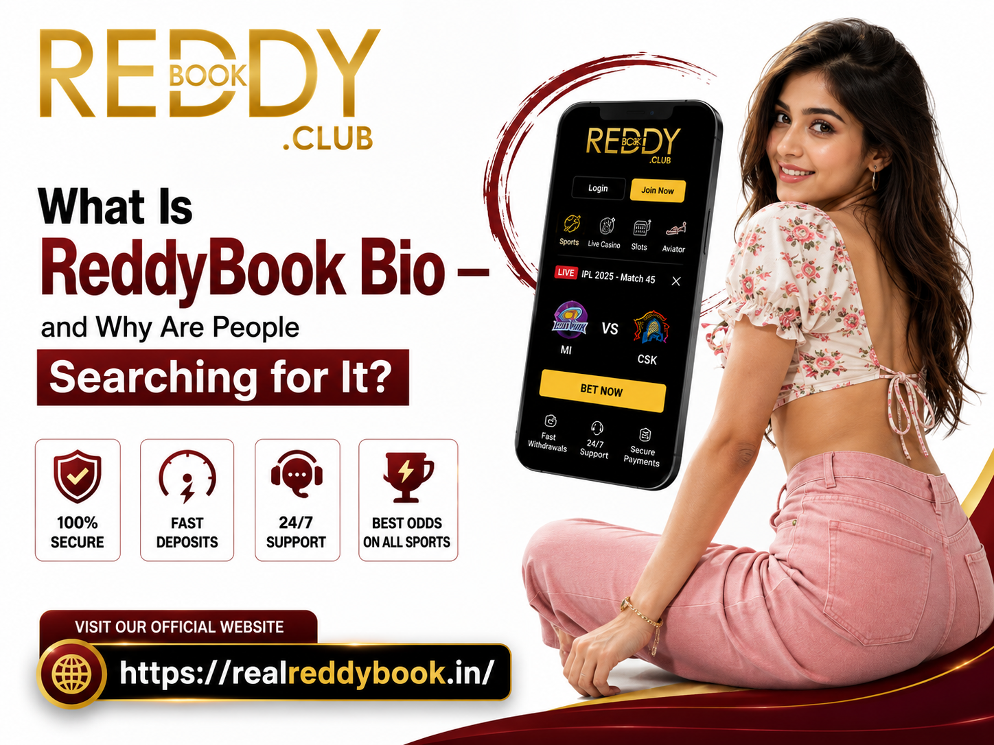 ReddyBook Bio — official platform link verification